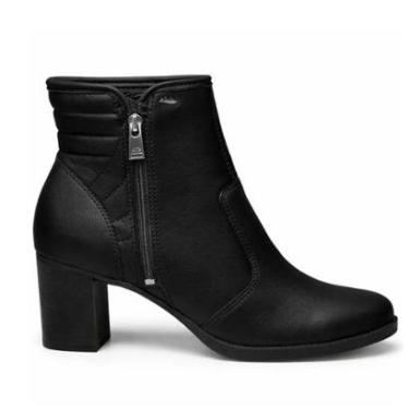 Imagem de Bota Coturno Dakota Almeria Feminino Salto Bloco Alto D2192 Preto-Feminino