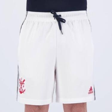 Imagem de Bermuda Adidas Flamengo DNA Branca-Masculino