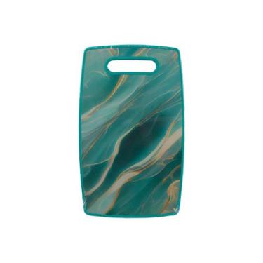 Imagem de Tábua Multiuso Grande Marmorizada 36x23 Plastico Corte Cortar Servir A