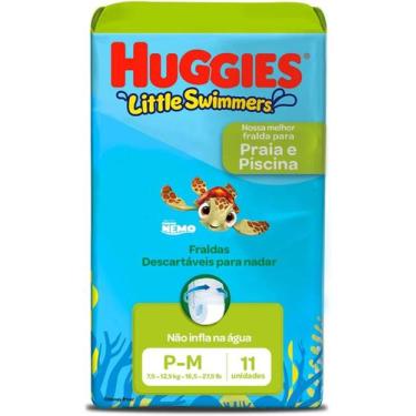 Imagem de Fralda Little Swimmers Piscina E Mar 1 Pacote P/M -  Huggies