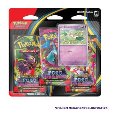 Imagem de CARD Pokémon: Mega Evolução Fantasmagórico Blister Triplo