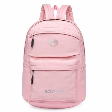 Imagem de Mochila Ecko Feminina Escolar Rosa Resistente AntiFurto-Feminino