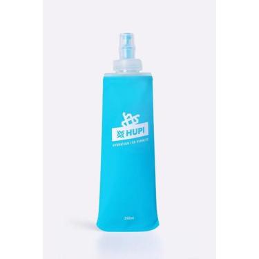 Imagem de Garrafa Dobrável Soft Flask HUPI 250ml - Boca Pequena, AZUL CLARO, 250