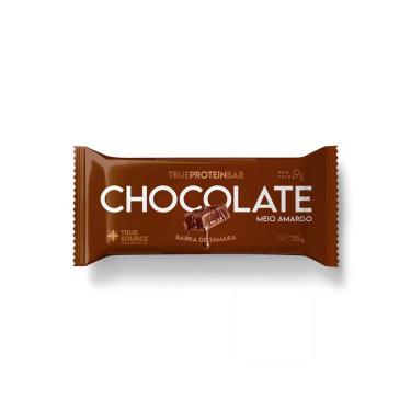Imagem de Barrinha de Tâmara True Bar Protein - 1 Unidade de 35g Chocolate Meio Amargo - True Sou...