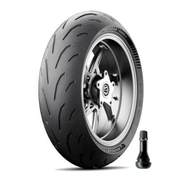 Imagem de Pneu Michelin 180/55 ZR17 73W M/C Power 6 R TL + Válvula