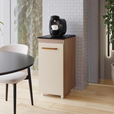 Imagem de Armário Multiuso Zara 1 Porta Organizador Cozinha Lavanderia - PAC STO