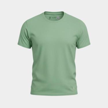 Imagem de Camiseta Masculina 100% Algodão Básica Premium Medson Cor:Verde claroT