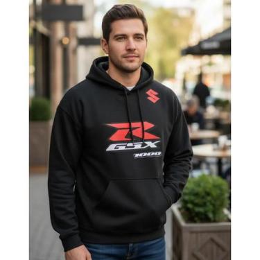 Imagem de Blusa De Frio Casaco De Moletom Moto Srad GSX 1000 unissex - Marinho S