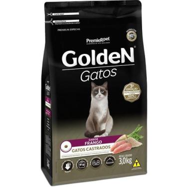 Imagem de Ração Seca PremieR Pet GoldeN Gatos Castrados Frango 3Kg