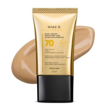 Imagem de Base Líquida Protetora Make B. Hyaluronic cor 30 FPS 70 - O Boticário