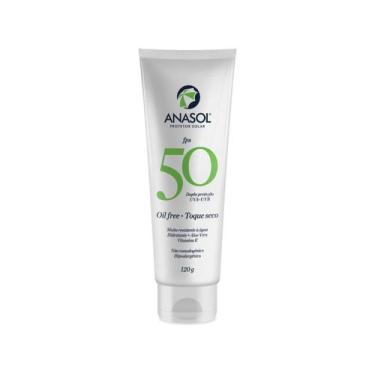Imagem de Anasol FPS 50 Protetor Solar 120g, Branco, Suave Solar, 1 Unidade, 120