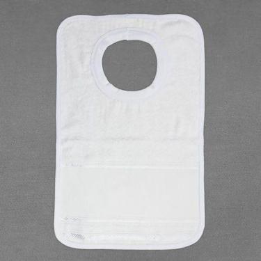 Imagem de Babador De Vestir Para Pintar Pacote C/6 28cmX40cm Mabber, Branco