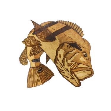 Imagem de Peixe Decorativo Tucunare - Dfish, Curvo