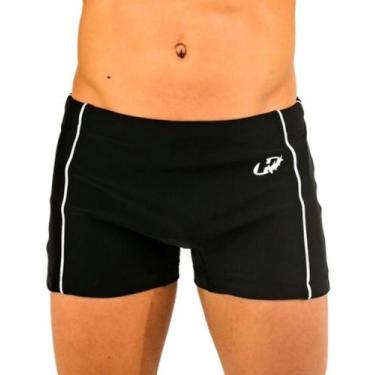 Imagem de Sunga Boxer Xtra Life Com Viés Natação Hidro Preto Hammerhead, M, Pret