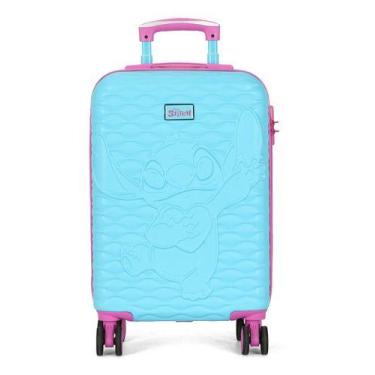 Imagem de Mala De Viagem Rígida Bordo Original Stitch E Angel - Disney, Pink