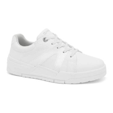 Imagem de Tênis Ramarim Casual Branco Feminino Confortável e Versátil, Branco, 3