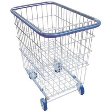 Imagem de Carrinho Condomínio Reforçado Com 2 Rodas Giratórias 215 Lts - JSN
