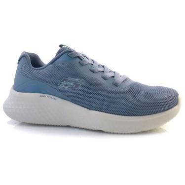 Imagem de Tênis Feminino Skechers Skech Lite 150041, Azul, 37