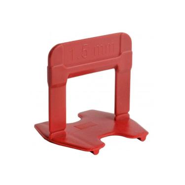 Imagem de Espaçador Nivelador Master para Pisos e Revestimentos 1,5mm Jogo com 50 Peças Plástico Famastil