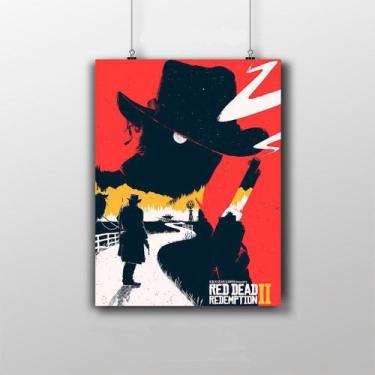 Imagem de Placa Decorativa - Red Dead Redemption - Poster Game 2 - nerdecs