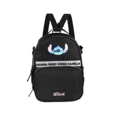 Imagem de Lancheira Termica Infantil Stitch Preto - Luxcel