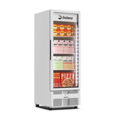 Imagem de Freezer Vertical Tripla Ação 560L Imbera Porta De Vidro Branco EVZ21 2