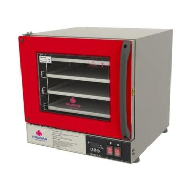 Imagem de Forno Turbo Elétrico Fast Oven Digital Vermelho Progás Prp-004 Plus 12