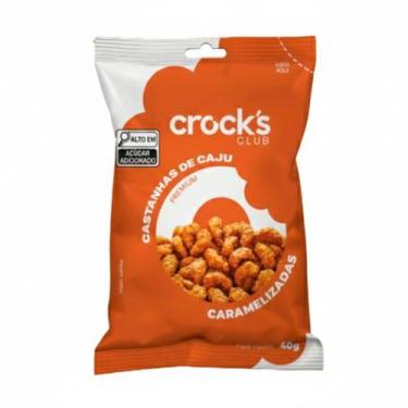 Imagem de Castanha de Caju Premium Crock's Club Caramelizadas 40g