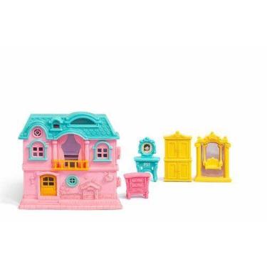 Imagem de Casa De Boneca Infantil Completa Com Móveis Acessórios Brinquedos Dive