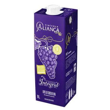 Imagem de Suco de uva integral aliança 1 litro tinto