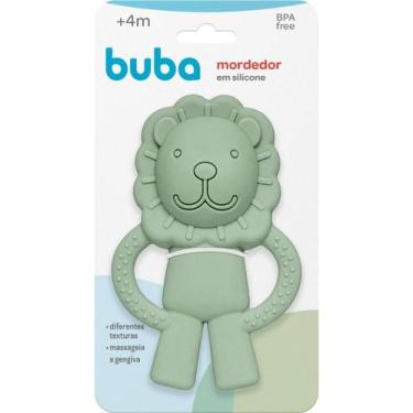 Imagem de Mordedor Em Silicone Leozinho Verde Buba - 17013