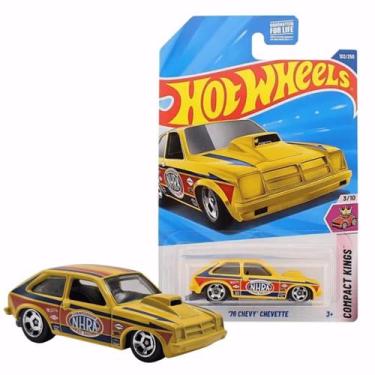 Imagem de Carrinho Hot Wheels '76 Chevy Chevette Amarelo HYX43 - Mattel