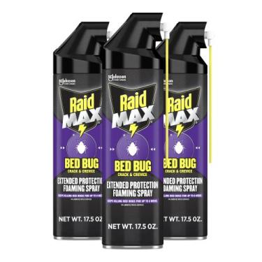 Imagem de Inseticida em espuma Raid Max contra percevejos 3x495 ml para frestas 