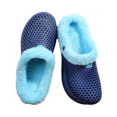 Imagem de Pantufas Quentes De Inverno Com Forro De Pelúcia Para Casal, Confortáv