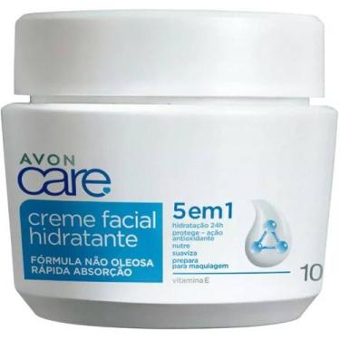 Imagem de Creme Facial Hidratante 5 Em 1 24h Avon Care Original 100g Original 10