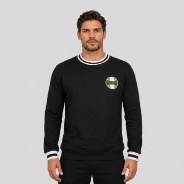Imagem de Moletom Grêmio Retrô Vintage Preto - Retromania, P