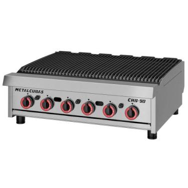 Imagem de Char Broiler a Gás Metalcubas 90cm 6 Queimadores CHB 90 G2