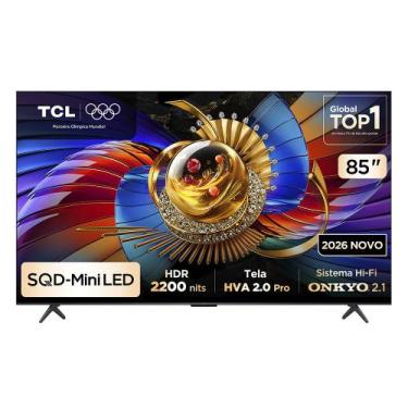 Imagem de Smart TV TCL 85 Polegadas SQD-Mini LED 4K Q7D Pro WiFi Bluetooth Googl
