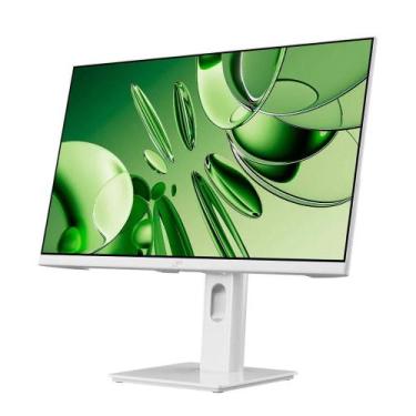 Imagem de Monitor Get 23,8" Slim Pivot Full HD IPS Branco, Ajuste de Altura, 144