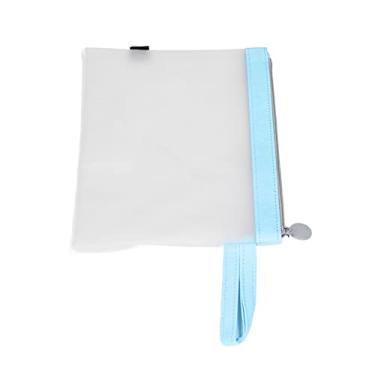 Imagem de Tnfeeon Pasta A4 à prova d'água, azul, poliéster, TPU