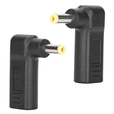 Imagem de Plug To USB Adapter, Type-C To DC Adapter Small Size Stable Todos os condutores de cobre para viagens para estudo para Office para laptops