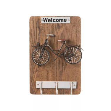 Imagem de Porta Chaves Quadro Bicicleta Em Mdf