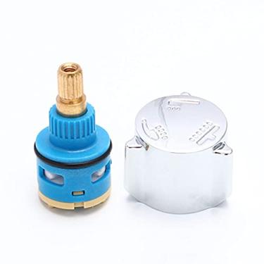 Imagem de Cartuchos para torneira misturadora Cartucho de disco de cerâmica de 22 mm de plástico para torneira de chuveiro, torneira misturadora de pia de banheiro