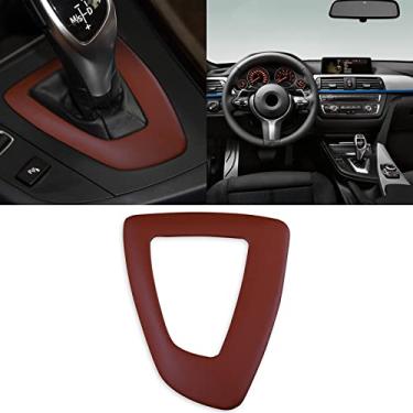 Imagem de FINMOKAL Cobertura Do Painel Da Alavanca De Câmbio De Couro Para 2012-2017 BMW 1 2 3 4 Series F30 F20 F34 F31