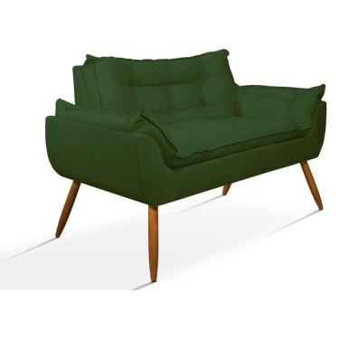 Imagem de Poltrona Luxo Namoradeira Opala Sala Quarto verde