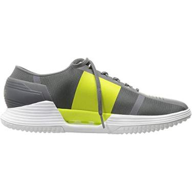 Imagem de Under Armour Tênis para meninos Grade School Drive 4 Cross-Trainer, Grafite (040)/Smash amarelo, 12.5