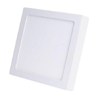 Imagem de Painel Plafon Luminaria Sobrepor Quadrado 6W Branco Frio - Embu Led