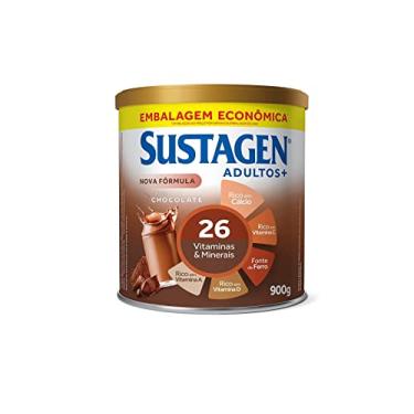 Imagem de Complemento Alimentar Sustagen Adultos+ Sabor Chocolate - Lata 900g, Sustagen N&E