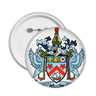 Imagem de Emblema nacional de São Cristóvão e Névis, broches, botões, decoração de acessórios, 5 peças