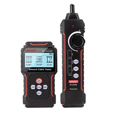 Imagem de Qudai NF-8209S POE Verificador de Fio Visor LCD Medir Comprimento Cabo LAN Cat5 Cat6 LAN Test Ferramenta de Rede Scan Cable Testador de Wiremap